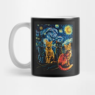 Cat Starry Night Universe Awaits Mug